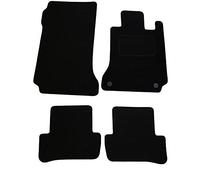 JVL dal completamente automatiche su misura per auto-Set di tappetini con 2 clip, colore: nero