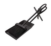 JVL Purbeck Hearth - Set di Accessori per caminetto in Ferro