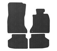 JVL - Set di tappetini per Auto in Gomma su Misura per 7 Serie F01/F02 Facelift 2012-2015, Colore: Nero