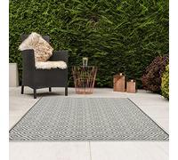 JVL Tappeto da esterno in plastica reversibile leggero, 120 x 170 cm, diamante