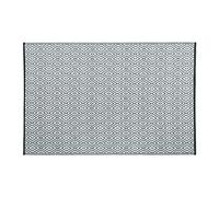 JVL Tappeto da esterno in plastica reversibile leggero, 120 x 180 cm, diamante