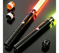 jvmusaber Spada laser, Dueling Light Saber con 20 colori RGB 4 suoni FX