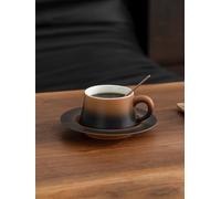 JVNALwnkv Set da tè retrò, tazza da tè, bollitore in ceramica/vetro, tazze da caffè in ceramica, tazza a bocca larga for l'acqua, adatto al microonde e al forno