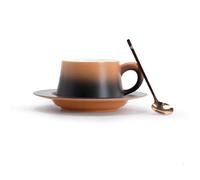 JVNALwnkv Set da tè retrò, tazza da tè, bollitore in ceramica/vetro, tazze da caffè in ceramica, tazza a bocca larga for l'acqua, adatto al microonde e al forno