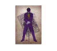 JVNALwnkv The Joker Poster decorativo artistico per stanza, stampa artistica da parete su tela, decorazione per camera da letto, 20 x 30 cm, senza cornice