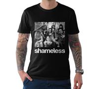 JVRUT Shameless Gallagher Family Cool T-Shirt, Graphic Tee Black S