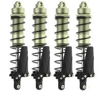 JVRWSC Ammortizzatori Auto RC Compatibile con Axial per SCX10 AXI03007 RBX10 D90 per TRX4 1/10 RC Crawler Car Parts 4 Pezzi in Metallo da 120 Mm Ammortizzatore Olio Ammortizzatore(Green)