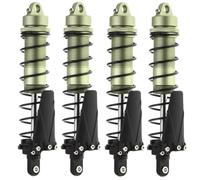 JVRWSC Ammortizzatori Auto RC Compatibile con Axial per SCX10 AXI03007 RBX10 per TRX4 1/10 RC Crawler Car Parts Accessories 4PCS Metallo 120Mm Ammortizzatore Olio Ammortizzatore(Green)