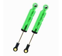 JVRWSC Ammortizzatori Auto RC Compatibile con AXIAL per SCX10 per TRX4 1/10 RC Crawler Car Parts 2 Pezzi 100 Mm Ammortizzatori in Alluminio Ad Olio Ammortizzatori Interni per Molla(Green)