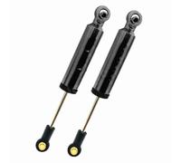 JVRWSC Ammortizzatori Auto RC Compatibile con AXIAL per SCX10 per TRX4 1/10 RC Crawler Car Parts 2 Pezzi 100 Mm Ammortizzatori in Alluminio Ad Olio Ammortizzatori Interni per Molla(Black)