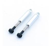 JVRWSC Ammortizzatori Auto RC Compatibile con Tamiya per Scania 770S R620 per Volvo per Benz TGX 1/14 RC Truck Ricambi Auto 2 Pezzi Ammortizzatore in Metallo per Sospensione A Molla(Silver)