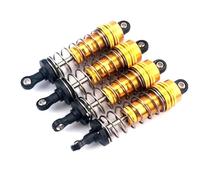 JVRWSC Ammortizzatori Auto RC Compatibile con Wltoys 144001 1/14 Parti di Aggiornamento per Corsa RC Drift Accessorio di Ricambio: 4 Ammortizzatori in Metallo
