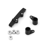 JVRWSC Compatibile con LOSI Micro-B 1/24 RC Car Upgrade Parts Accessories Cremagliera Sterzo in Lega di Alluminio Gruppo Sterzo LOS-1761 Accessori aggiornamento RC(Black)