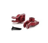 JVRWSC Compatibile con MJX 10208 1/10 RC Car Upgrade Modifica Ricambi Accessori Supporto Mozzo Posteriore in Metallo Accessori aggiornamento RC(Red)
