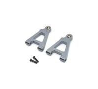 JVRWSC Compatibile con MJX 14301 14302 1/14 RC Car Upgrade Modifica Ricambi Accessori Anteriore Inferiore in Metallo per Forcellone Accessori aggiornamento RC(Gray)