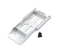 JVRWSC Compatibile con MN128 MN86 MN86S MN86K MN86KS 1/12 RC Crawler Car Parti di Aggiornamento Accessori Vassoio Batteria in Metallo Supporto Paraurti Posteriore Accessori aggiornamento RC(Silver)