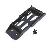 JVRWSC Compatibile con MN128 MN86 MN86S MN86K MN86KS 1/12 RC Crawler Car Parti di Aggiornamento Accessori Vassoio Batteria in Metallo Supporto Paraurti Posteriore Accessori aggiornamento RC(Black)