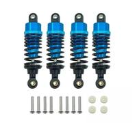 JVRWSC Compatibile con Tamiya per TT-02 TT-02d M-05 M-06 1/10 RC Car Upgrade Parts Set di 4 Ammortizzatori in Lega di Alluminio da 60 Mm Accessori aggiornamento RC(Blue)