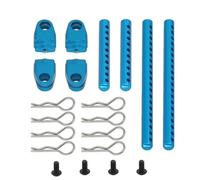 JVRWSC Compatibile con Tamiya per TT02 RC Car Upgrade Accessori Parti Modifica Ricambio Corpo Assemblato in Metallo Accessori aggiornamento RC(Blue)