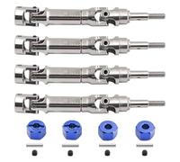 JVRWSC Compatibile con TRAXXAS per Mini per Maxx RC Car Aggiornamento Modifica Ricambi Accessori 4 Pezzi Albero di Trasmissione CVD in Metallo Accessori aggiornamento RC(Blue)