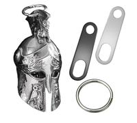Jvuouxy Campanella per moto motivo angelo custode, manciata di campanelle portafortuna, ciondolo per guida sicura, accessori, campanelle per bici in peltro senza piombo, Small, Lega