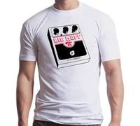 JVXZCNUYW Guitar Pedal Effect shoegaze Grunge Distortion Fuzz Box Big muff - t-Shirt White