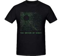 JVXZCNUYW Temple of Love Sisters of Mercy T Shirts for Men Crew Neck
