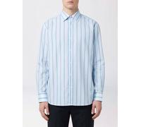JW ANDERSON Camicia a righe in cotone con collo francese e maniche lunghe 50 Blue