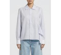 JW ANDERSON Camicia in cotone a righe 8 Azzurro