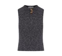 JW Anderson - Canotta con zip - - Knitwear - Donna - Nero - M