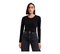JW Anderson - Cropped Anchor Embroidered Top - -Tops -Donna -Nero -M