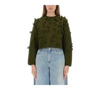 JW Anderson - Cropped Loop Jumper - - Knitwear - Donna - Verde - M