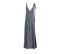 JW Anderson, ,Dresses ,Donna ,Grigio ,S Abito lungo in seta con scollo a V