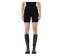 JW Anderson - Knitted Pointelle Fitted Shorts - - Shorts - Donna - Nero - S