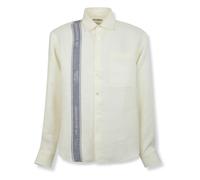 JW Anderson - Linen Tea Towel Stripe Shirt - - Shirts - Uomo - Bianco - S