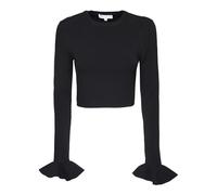 JW Anderson - Long Sleeve Crop Top - - Tops - Donna - Nero - M