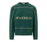 JW Anderson - Maglione con Logo - - Knitwear - Uomo - Verde - M