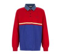 JW Anderson - Polo in denim color-block - - Tops - Uomo - Multicolore - M
