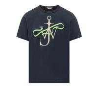 JW Anderson - T-shirt con Ancora a Nastro - -Tops -Uomo -Blu -M