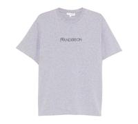 JW Anderson - T-shirt con ricamo logo - - Tops - Donna - Grigio - M