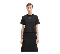 JW Anderson - T-shirt corta con ricamo a forma di ancora - - Tops - Donna - Nero - M