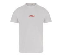 JW Anderson - T-shirt in cotone con logo - - Tops - Donna - Bianco - M