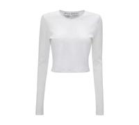 JW Anderson - Top Bianco in Cotone con Logo - -Tops -Donna -Bianco -M