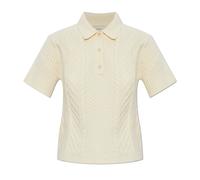 JW Anderson - Top con colletto - - Knitwear - Donna - Beige - L