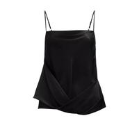 JW Anderson - Top Nero con Bretelle e Scollo a Cascata - - Tops - Donna - Nero - 2XS