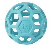 JW - Hol-ee Roller - Gioco per cani divertente e versatile - Palla di caccia per cani - Di stimolazione mentale - Taglia media - Diametro di 11,5 cm - Colore blu