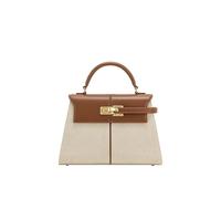 JW PEI Elise Borsa con Manico Donna-Grande Tela Marrone