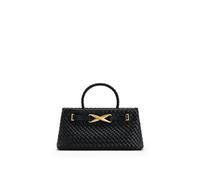 JW PEI Elora Borsa a Mano da Donna-Nero Tessuto