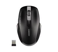 CHERRY MW 2310 2.0, Mouse Wireless a 6 Tasti, 2,4 GHz RF con Portata di 10 m, Sensore Ottico e Interruttore DPI, Ricevitore USB Nano, Ambidestro, Nero