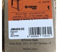 Deviatore connesso Bticino MatixGO Smart 1 modulo bianco JW4003C